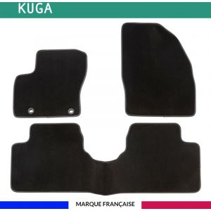 Ford Tapis de voiture - Sur Mesure pour KUGA (2008 - 2011) - 3 pièces - Tapis de sol antidérapant pour automobile