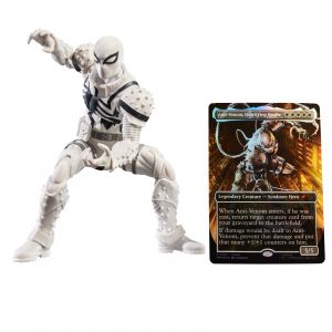 Marvel Legends Series Magic: The Gathering, Figurine Agent Anti-Venom avec Carte à Collectionner Premium Exclusive
