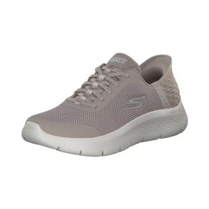 Skechers Go Walk Flex Grand Entry Baskets &agrave; Enfiler pour Femme, Taupe, 39.5 EU