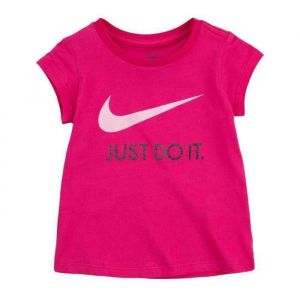 Nike T-Shirt Swoosh JDI Girl T-Shirt M/C Rose 7 Ans