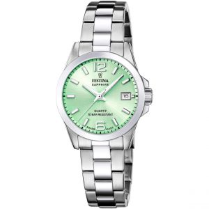 Montre Femme Festina Swiss Made Classiques Acier - F20049-2 Bracelet Acier Argent