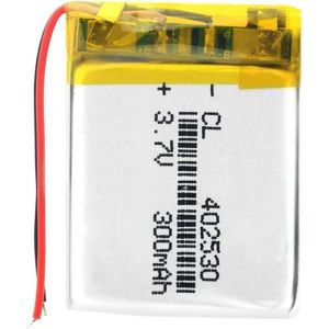 Batterie au lithium 3,7 V 300 mAh mod&egrave;le 402535 avec circuit de protection Rechargeable, compatible avec &eacute;couteurs Bluetooth et casque TWS, haute durabilit&eacute;