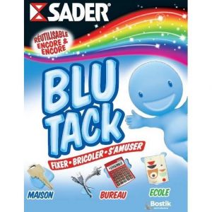 Sader Pâte adhésive Bleue 57g - Adhésif double face