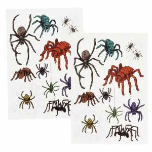 Tatouage enfant Rex London temporaires Araignées (x2)