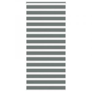 VidaXL Store Zèbre Gris Foncé Largeur Du Tissu 95,9 Cm Polyester