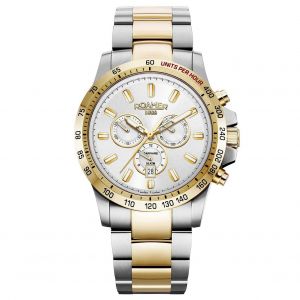 Roamer Mens Watch 861837 47 15 20, Quartz, 45mm, 10atm