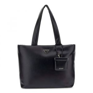 GUESS Sac shopper noir pour femme - Sunetra Tech Tote Bag 325571