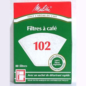 Melitta 2 sachets de 80 filtres &agrave; caf&eacute; 102 Original