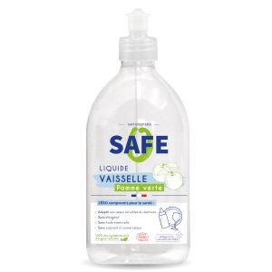 Image de Safe Liquide Vaisselle Pomme Verte Bio 500ml