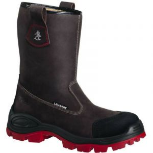 Lemaitre Bottes de sécurité hautes spéciales outdoor Tenere S3 semelle rouge – Taille 46