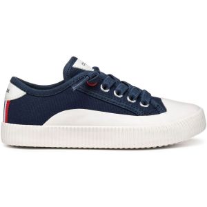 Geox J TIPPESTE Boy A Basket, Navy/White, 32 EU