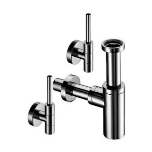 Schell 053210699 Edition Design vanne d'angle, trois pi&egrave;ces, chrome