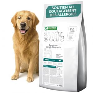 Superior care ra&ccedil;&atilde;o c&atilde;es pele e est&ocirc;mago sens&iacute;veis cordeiro 1,5 kg (adultos) 1,5 kg (Borrego - Carne) - Nature's Protection