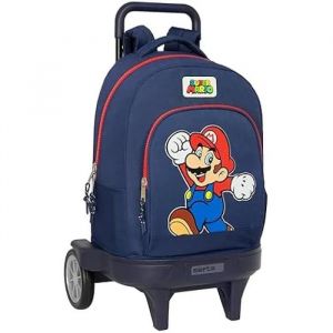 Sac à dos à roulettes Mario - SAFTA - Compact évolution - Confortable