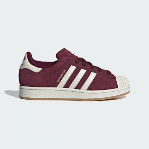 Image de Adidas Originals Superstar II W Femme rouge Taille 36 2/3 Chaussures - Couleur rouge - Taille 36.666