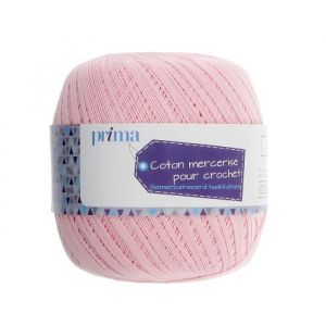 Prima Fil Coton Mercerisé À Crocheteter Rose - 560m