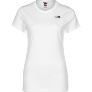 Image de The North Face Women's S/S Simple Dome Tee - T-shirt taille S, blanc/gris