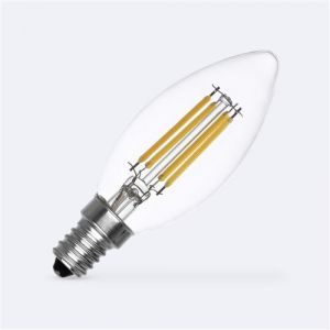 Ampoule Led Filament E14 4w 470 Lm C35 Bougie Blanc Chaud 2700k - Neuf