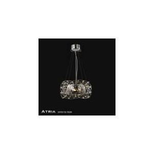 Diyas Suspension Atria 2 ampoules en métal et verre