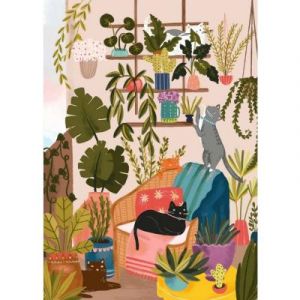 Puzzle 1000 pièces : Chats de Balcon