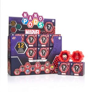 Lot de 24 figurines Stuff Marvel NANO Wow! Stuff PODs in CDU