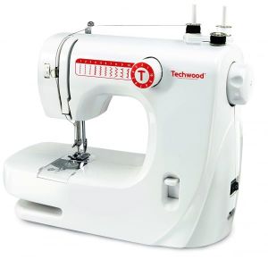 Techwood Machine à Coudre 10Pts, Blanc