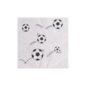 20 serviettes en papier 2 plis Football