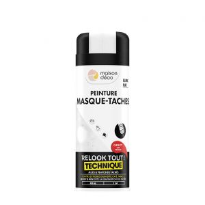 Relook tout technique peinture masque-taches blanc mat 400ml
