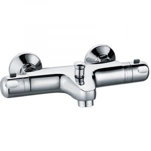 Mitigeur Thermostatique Bain-Douche DANUBE Edouard Rousseau Chromé - Aérateur Grand Débit - Sécurité Anti-Brûlure