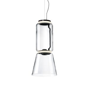 Image de Flos Suspension Noctambule Cône n°1 / LED - Ø 36 x H 82 cm - ansparent en verre