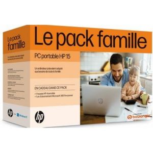 Image de HP Ordinateur portable Pack famille 15s-fq2059nf +sleeve +O365