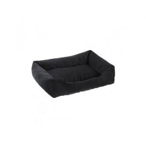 Panier pour chien - Mon Ami Luki - Rectangulaire antiderapant - Noir - 53x43x13cm
