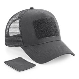 Casquette filet réglable à l'arrière avec patch amovible Beechfield