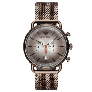 Emporio Armani Montre Homme Ar11169 Marron