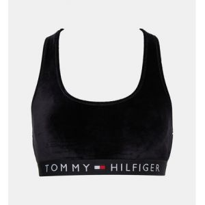 Tommy Hilfiger Soutien-gorge brassière velours Noir - Couleur Noir - Taille XS