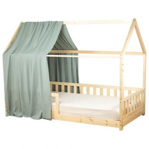 Sevira Kids Ciel de lit cabane gaze coton jeanne