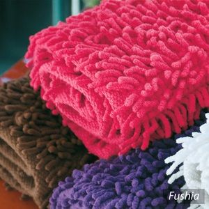 Image de Linnea Tapis de bain 50x80 cm CHENILLE Fuchsia 1800 g/m2