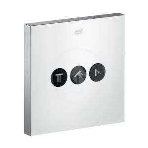 Hansgrohe Set de finition ShowerSelect square pour robinet d'arret 3 sorties chromé