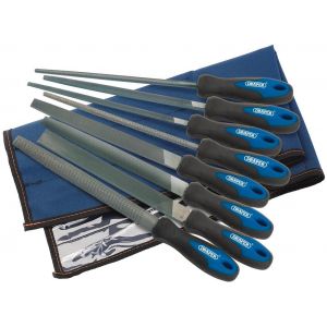 Image de Draper Tools Tools Jeu de limes et de râpe d'ingénieur 8 pcs 200 mm 44961