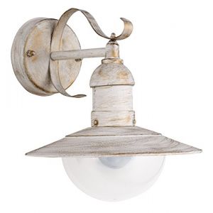 Image de rabalux Raba Lux lampe d'extérieur Oslo, Métal Plastique, Antik Weiß, E27 60W