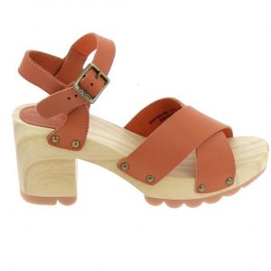 Image de Kickers Sandales Kick Wise en cuir Orange - Couleur Orange - Taille 39