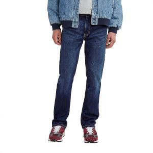 Image de Levi's 513 Slim Straight Jeans Homme Tree Topper Adv (Bleu) 33W / 34L