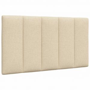 VidaXL Coussin De T&ecirc;te De Lit Cr&egrave;me 90 Cm Tissu