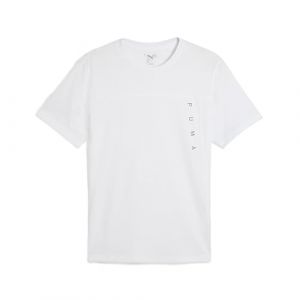 Puma M TAD Tech Triblend Tee, T-Shirts Mixte White,