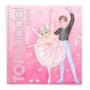 Depesche Album de coloriage - TOP Model - Dress me up - 24 pages - 11 autocollants - Dimensions 18x17.5cm