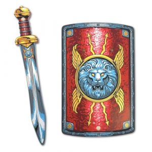 LionTouch &Eacute;p&eacute;e Et Bouclier De L&eacute;gionnaire Romain | Ensemble De Jouets Avec Gladius Et Scutum Pour Jeux De R&ocirc;le Denfants