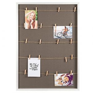 Walther design walther cadre photo design MDF 50 x 70 cm avec 9 clips en bois XR070D