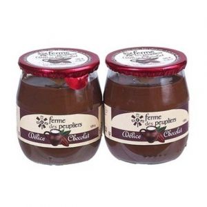 La ferme des peupliers D&eacute;lice chocolat 2x125g