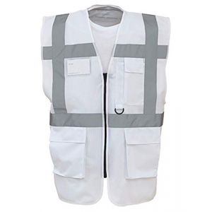 Yoko Gilet de sécurité haute visibilité - Unisexe (2XL) (Blanc) - UTBC1267