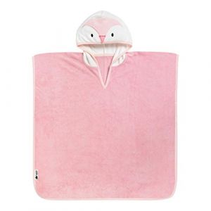 Image de Tommee tippee Poncho de bain Splashtime Penny le pingouin rose (2-4 ans)